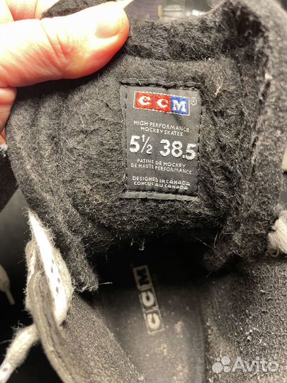 Коньки хоккейные CCM размер 38-38,5 Б/У продаю