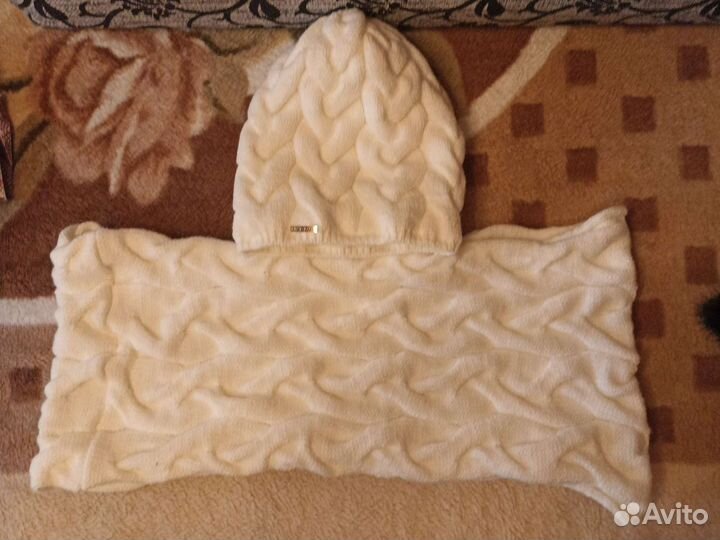 Комплект шапка и снуд женский