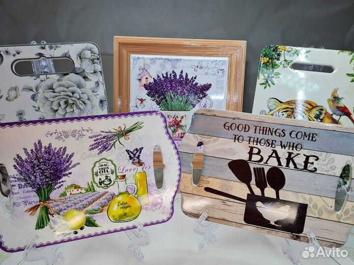 Подставки под горячее керамика на пробке в ассорт