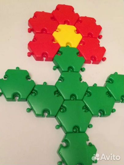 Конструктор Полянка 45дет