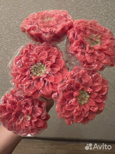 Мыло ручной работы «Хризантемы»