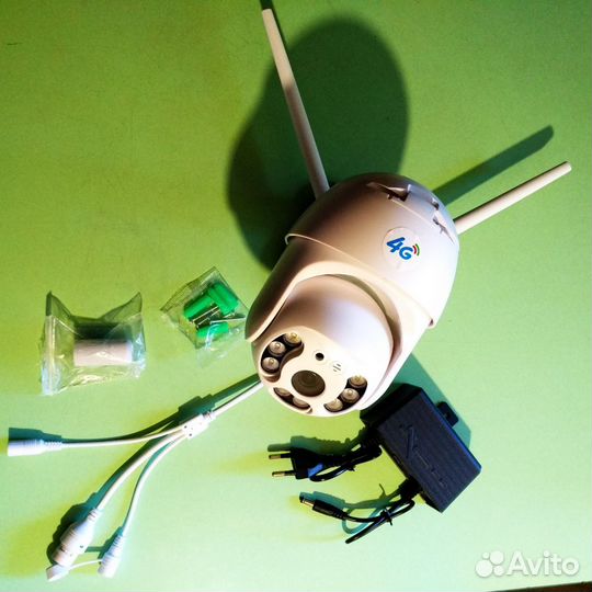 Камера 5Мп видеонаблюдения уличная с симкартой 4 g