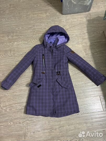 Пальто для девочки 140