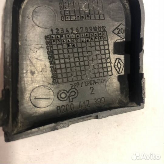 Заглушка бампера Renault Megane 05-09г 8200412399