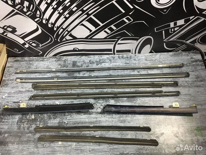 Молдинги стёкол дверей Mercedes-Benz S-class W220