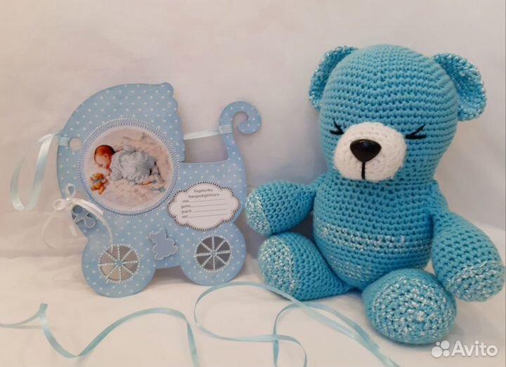 Метрика для мальчика + фоторамка магнитная