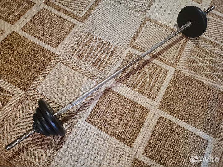 Штанга barbell для жима в сборе