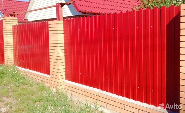Забор из профнастила
