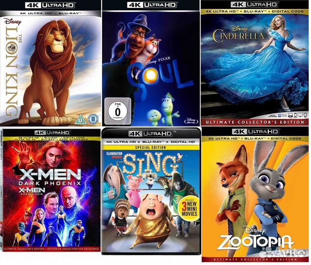 Фильмы 4K UltraHD Blu-ray / 3 часть