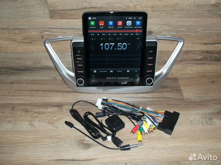 Магнитола Hyundai Solaris 2 Tesla Android