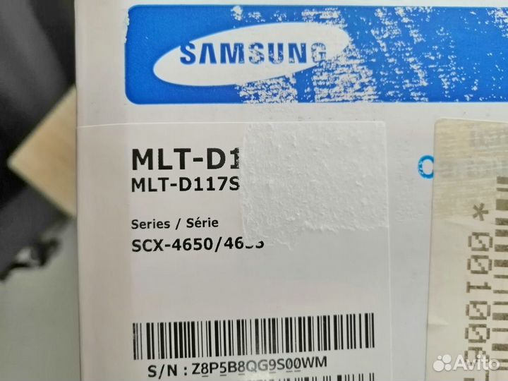 Новый картридж Samsung MLT-D117S