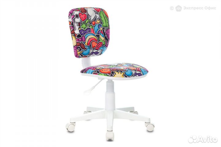 Кресло компьютерное детское Бюрократ CH-W204NX/mas