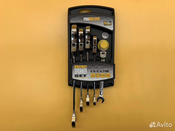 Набор трещоточных ключей probuilder