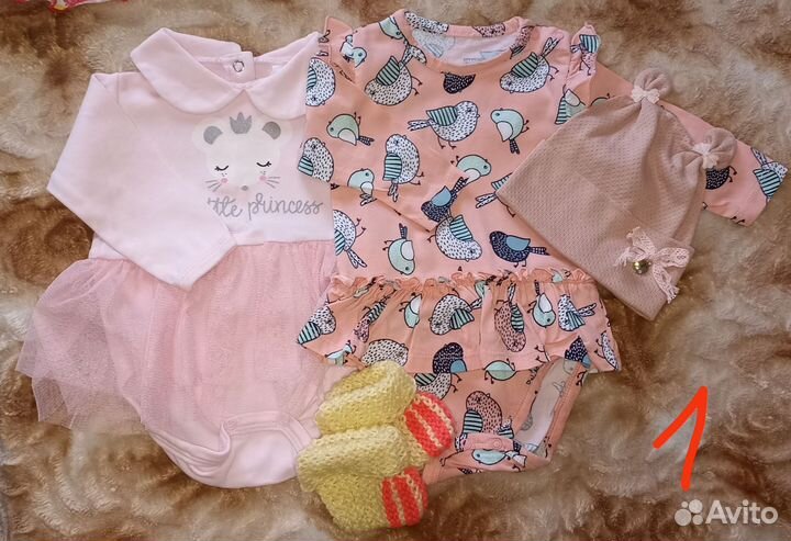 Вещи новые и б/у комбинезоны Боди слипы