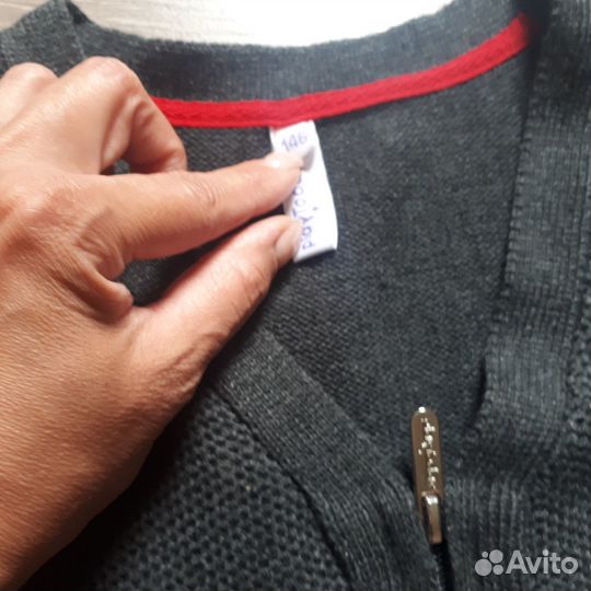 Жилет школьный серый