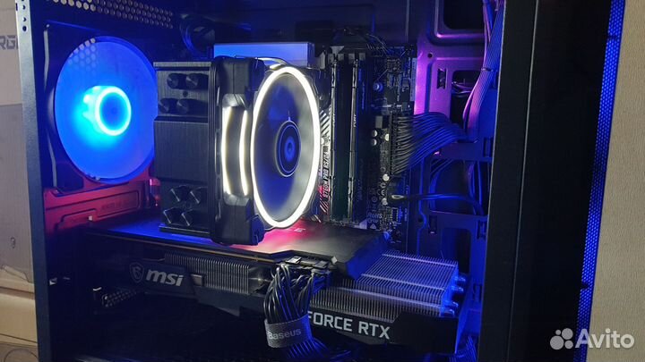 Компьютер MSI RTX 3070, intel I5 12400, 32 гб