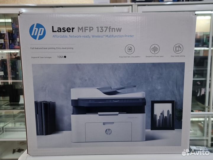 Мфу HP Laser MFP 137fnw