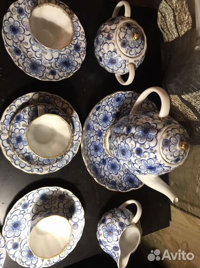 Сервиз чайный вьюнок Лфз СССР