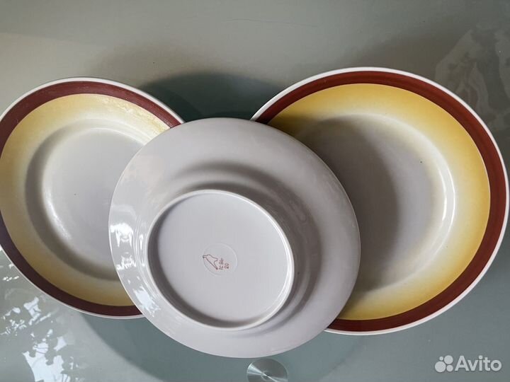 Тарелки советские набор 3 шт СССР
