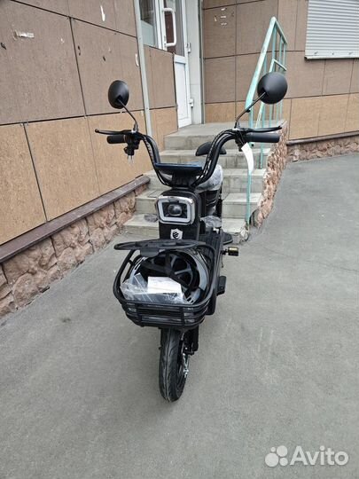 Скутер с педалями электрический 500W