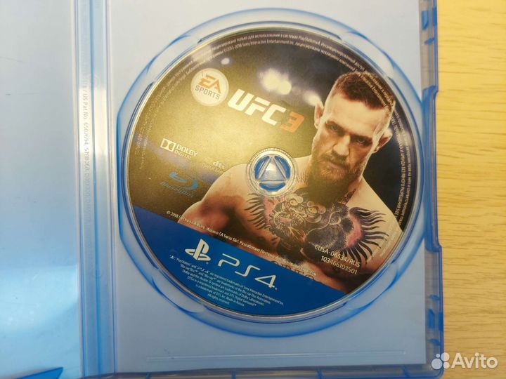 Игра для приставки ps4 UFC 3