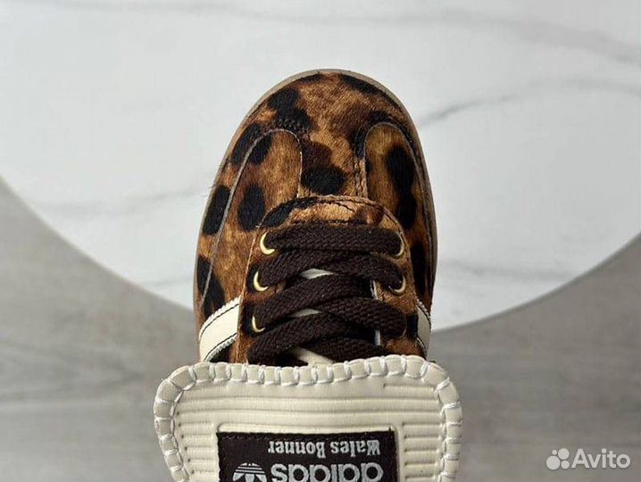 Кеды adidas samba pony x wales bonner leopard