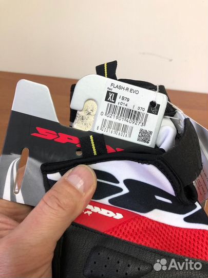 Мотоперчатки spidi flash-R EVO Red M L XL