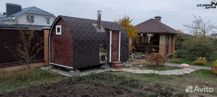 Баня бочка викинг 4 метра