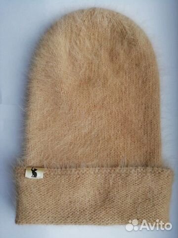 Шапка из пуха норки, руч. работы