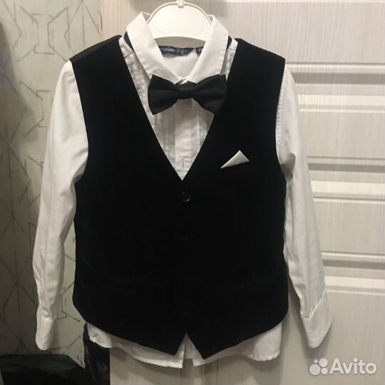 Рубашка с жилеткой