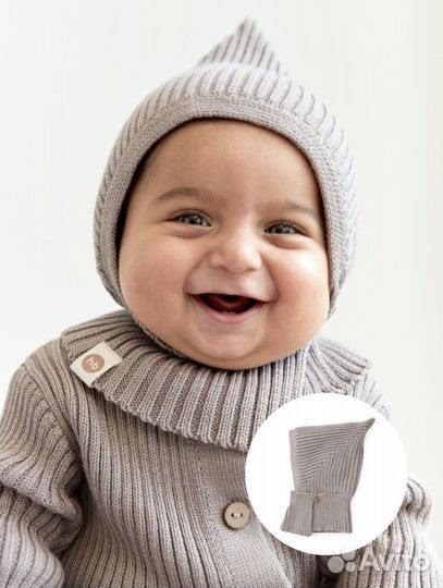 Шапка- шлем для новорожденных
