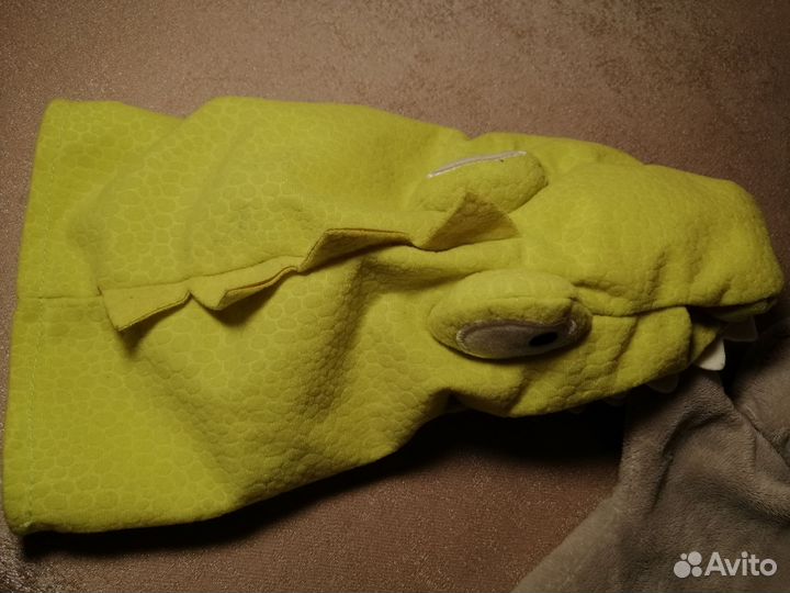 Кукла на руку енот и крокодил