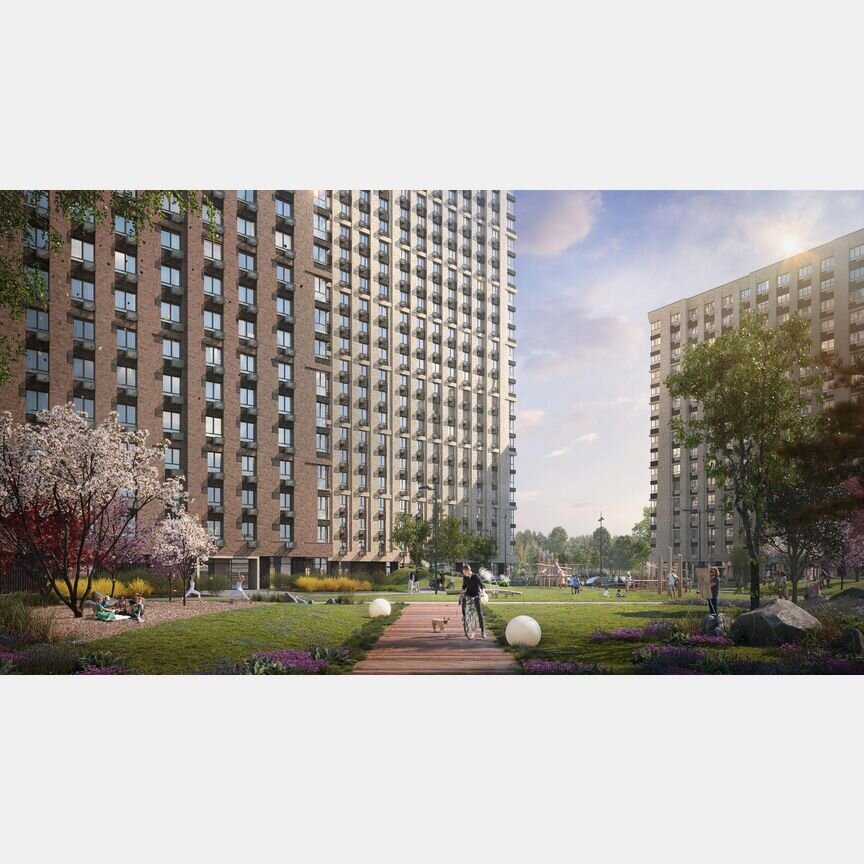 2-к. апартаменты, 64,4 м², 15/23 эт.