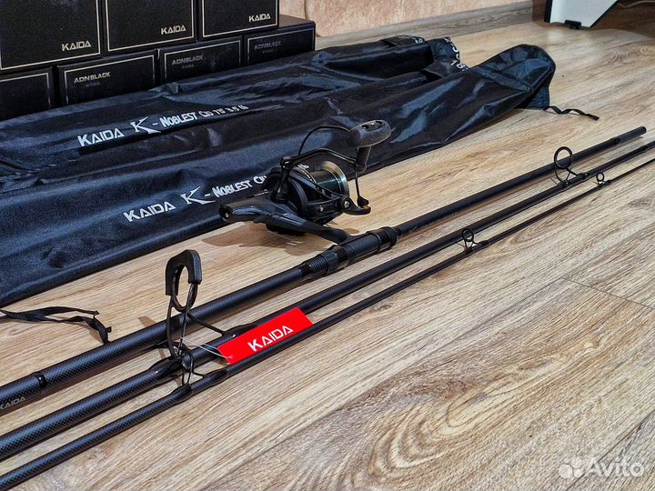 Kaida noblest K-series 3.90 + катушка ADN 8000