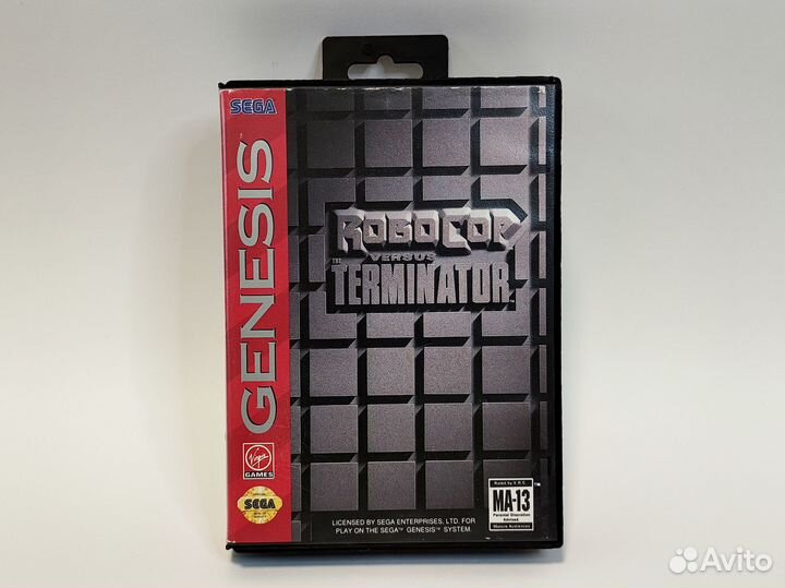 Игра Robocop versus Terminator sega genesis ntsc-u