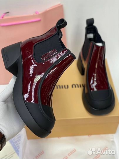 Ботинки miu miu