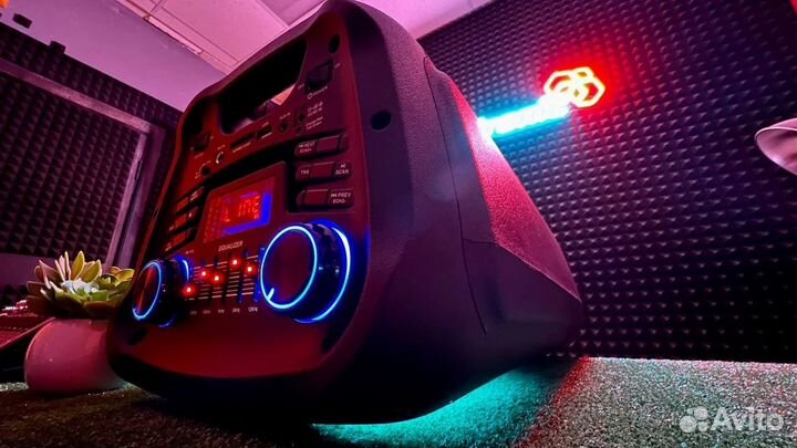 Блютуз колонка Eltronic 20-59 c 2 микрофонами