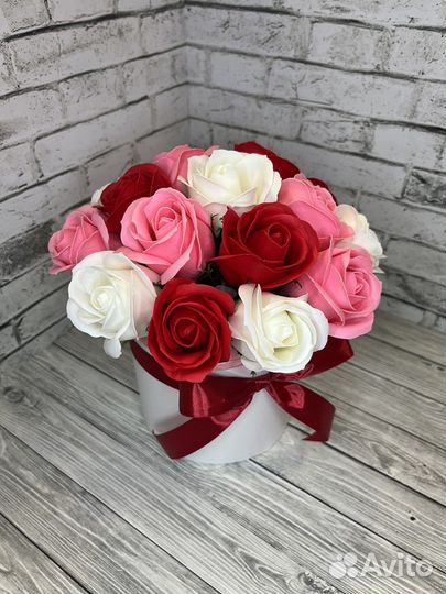 Мыльные розы оптом