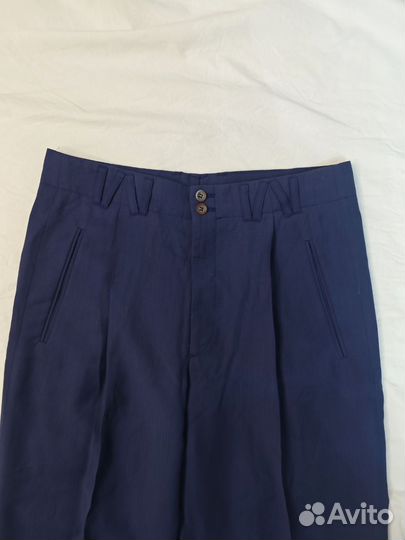 Винтажные шерстяные брюки, 50