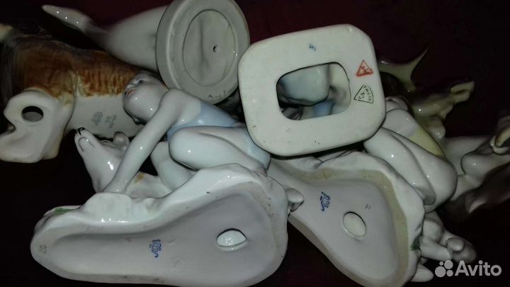 Фарфоровые статуэтки времен СССР