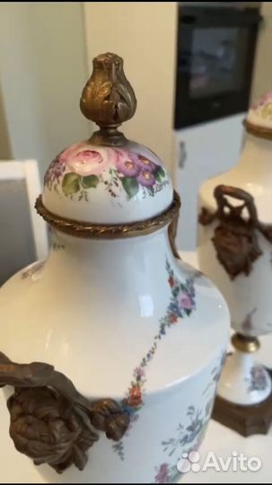 Фарфоровые Вазы Франция