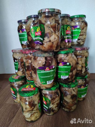 Грибы маринованные
