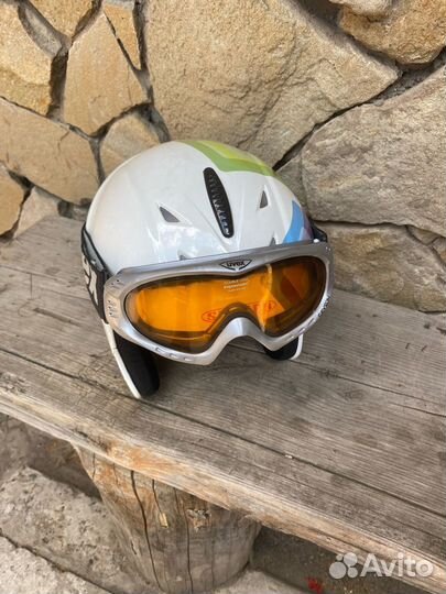 Шлем горнолыжный и Очки Uvex