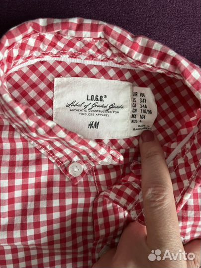 Рубашка h&m на 3 годика