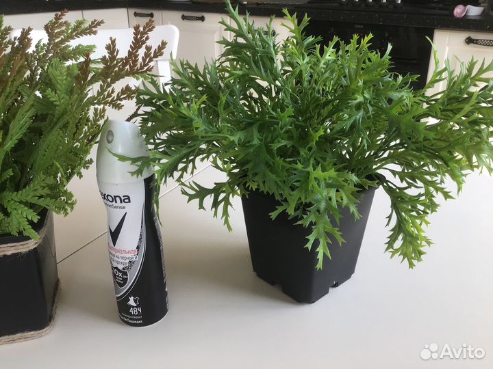 Искусственные цветы, зелень, трава