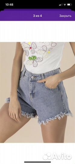 Женские джинсовые шорты