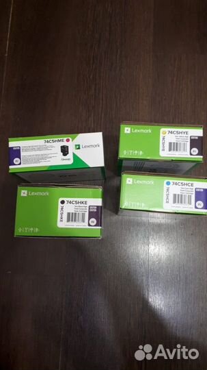 Картридж Lexmark 74C5HKE 74C5HK0 74C5HKO