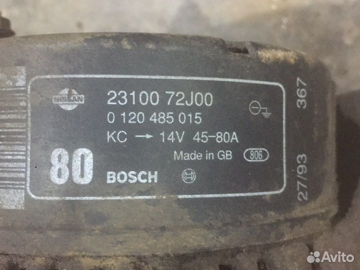 Генератор nissan sr20de