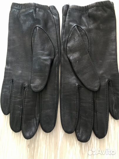 Перчатки натуральная кожа весна осень,размер 7,5