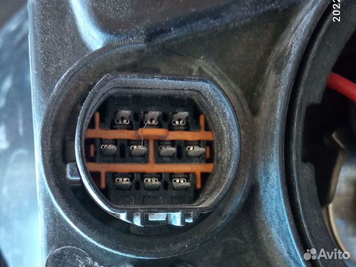 Фара kia rio с линзой левая